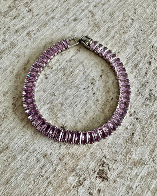 Pembe Silver Bileklik