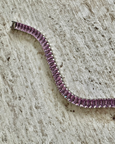 Pembe Silver Bileklik