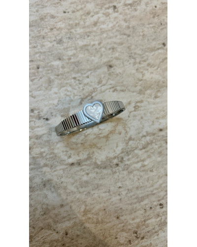 Kalp Silver Kelepçe