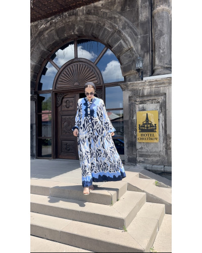 Desenli Pamuk Elbise