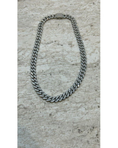 Silver Kalın Zincir Kolye