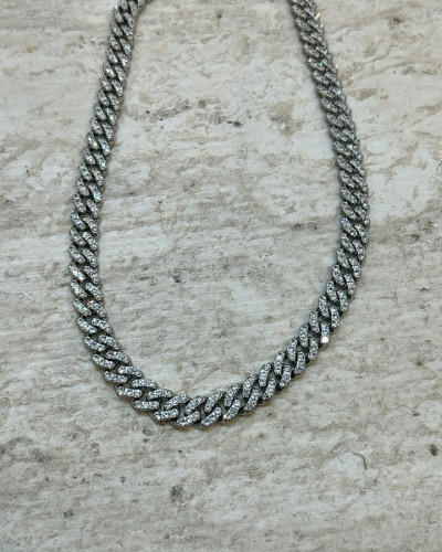 Silver Kalın Zincir Kolye