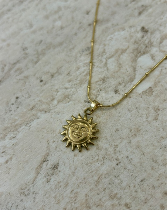 Güneş Figürlü Kolye