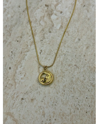 Ay Figürlü Kolye
