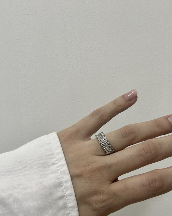 Zirkon Taşlı Yüzük